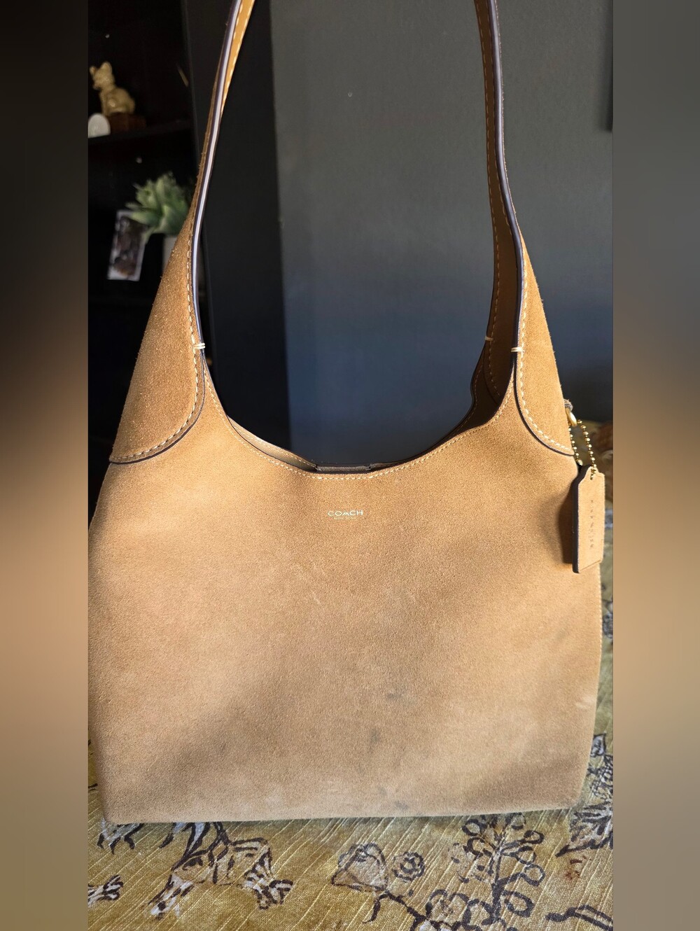 Coach Brooklyn 28 Sand Suede